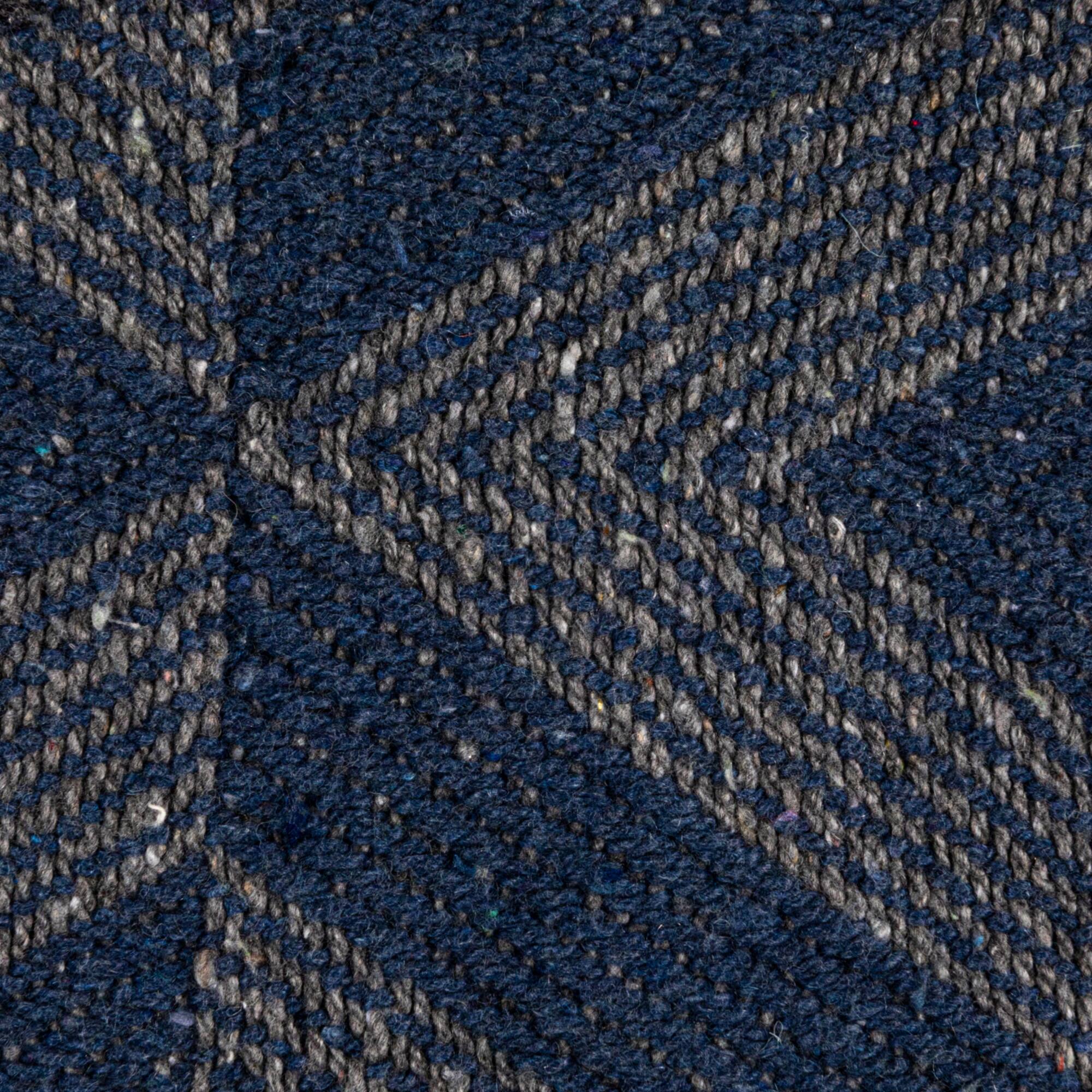 Hello Honey® Blue Azure Triad Cotton Blend Throw with Fringe